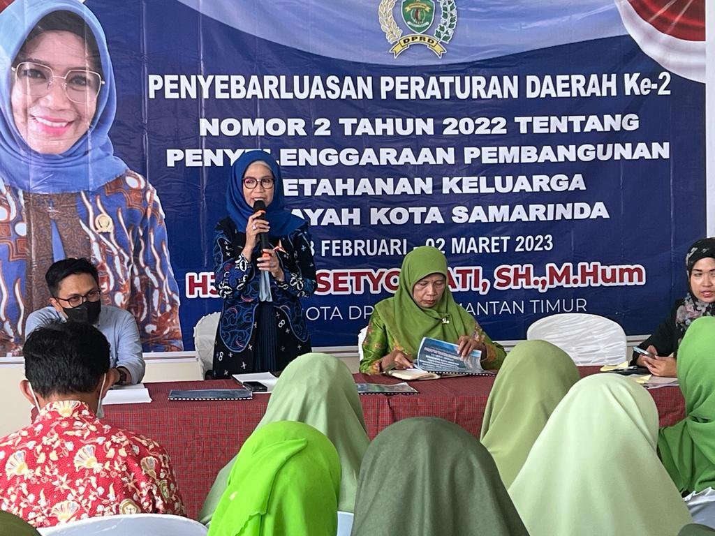 Dorong Terciptanya Keluarga Berkualitas Puji Gencar Sosialisasi Perda