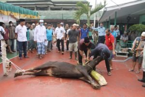 Sholat Ied dan Potong Qurban Rutan Kelas II A Samarinda Sesuai Protokol Kesehatan