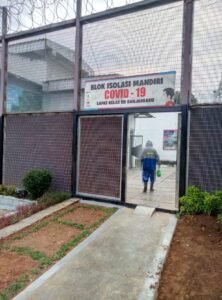 Lapas Klas IIb Banjarbaru Terapkan Protokol Kesehatan Untuk Tahanan Baru