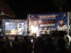 Deklarasi Sang Badar, Relawan Dari 10 Kecamatan Saksikan Secara Virtual