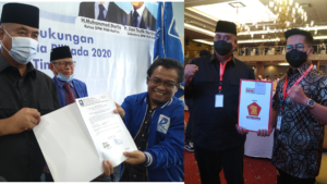Dua Hari Lagi Daftar di KPU, Bakal Calon Edi Damansyah-Rendi Solihin Terima SK B1KWK Dari Dua Parpol