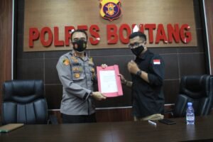 Belum Klimaks, Aksi Solidaritas Jurnalis Bontang Masih Menunggu Sikap Kapolres Bontang