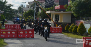 Malam Perayaan Tahun Baru 2021, 1 SSK Anggota Batalyon A Pelopor Brimob Polda Kaltim Pertebal Polresta Balikpapan