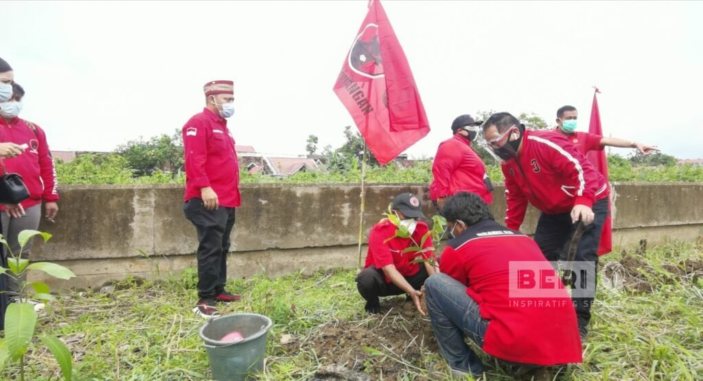 DPC PDI Perjuangan Samarinda Targetkan 500 Pohon di HUT PDI Perjuangan Ke – 48