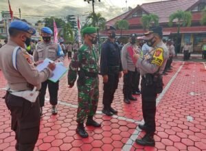 1 SSK Brimob Batalyon A Pelopor Berangkat BKO Polres Paser, Amankan Pemeriksaan Sengketa Lahan di Desa Bukit Seloka