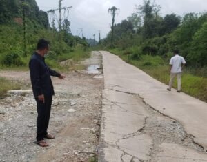 Baru Diperbaiki 2019, Jalan Menuju Sangasanga Muara Kembali Rusak