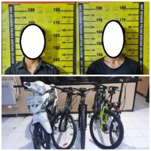 Dua Remaja Curi Empat Sepeda Diamankan Polsek Bontang Selatan