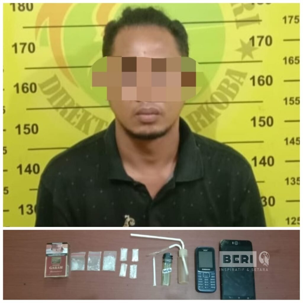 Bongkar Indekos, Polisi Amankan FA Dengan Barbuk Sabu 5,32 Gram