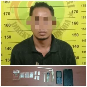 Bongkar Indekos, Polisi Amankan FA Dengan Barbuk Sabu 5,32 Gram