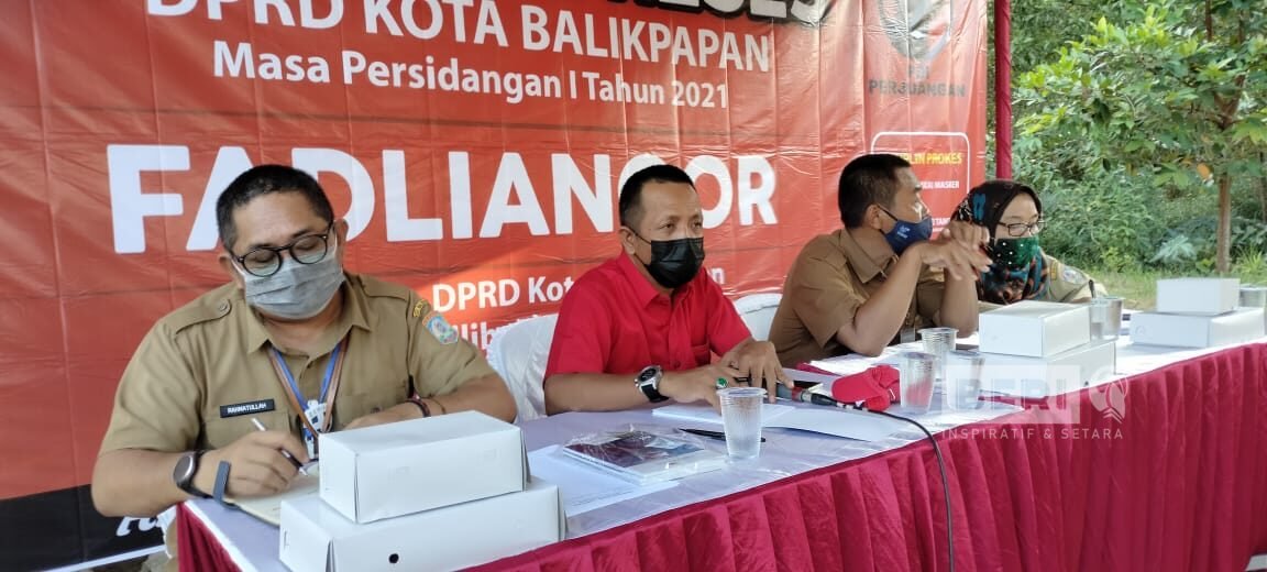 Anggota DPRD Balikpapan Fadlianoor, menggelar serap aspirasi di lingkungan Rukun Tetangga (RT) 57 Perumahan Graha Indah, Kelurahan Graha Indah, Balikpapan Utara, Kota Balikpapan.