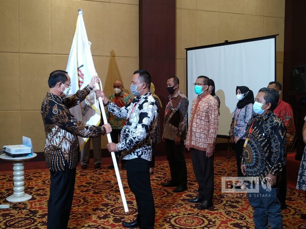 Suasana Pelantikan Pengurus Himpunan Pengusaha Konstruksi Reklame kota Samarinda