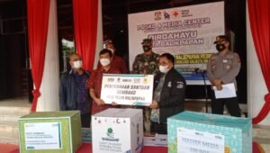 Pemkot Balikpapan menerima Bantuan Dari PT. PJB UBJOM Kaltim Teluk dan PT. PLN (persero) UPDK Untuk Penanganan Covid-19