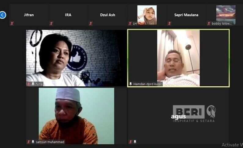 virtual meeting bersama awak media beberapa waktu lalu.