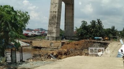 Korban Abrasi Dibawah Jembatan Mahkota II Ditemukan Meninggal