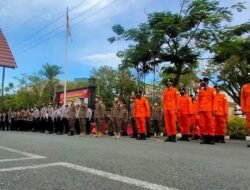 Polresta Balikpapan Bersama Pemkot Gelar Apel Kesiapsiagaan Idul Fitri