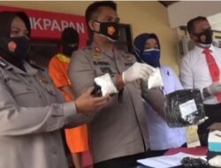 Satnarkoba Polresta Balikpapan Gagalkan 8087 Double L Siap Edar