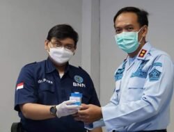 Lapas Pemuda Madiun Gandeng BNNK Nganjuk Lakukan Test Urine Kepada Petugas dan WBP