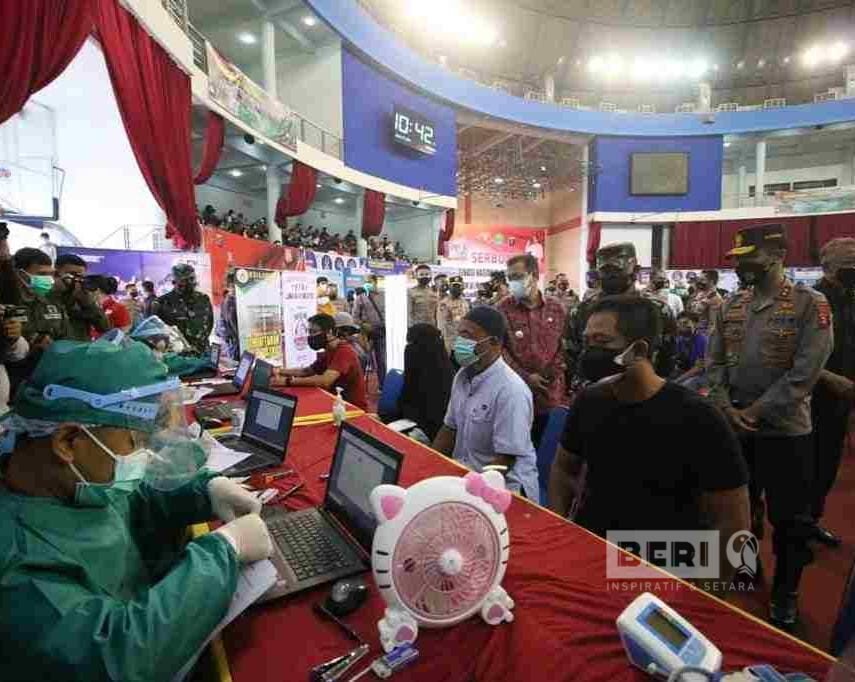 Serbuan Vaksin TNI-Polri di Balikpapan Siapkan 5.000 Dosis