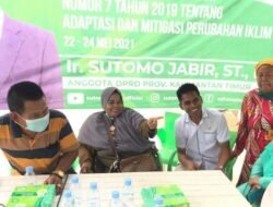 Sutomo Jabir Dorong Masyarakat Turun Serta Lakukan Mitigasi dan Adaptasi Terhadap Perubahan Iklim