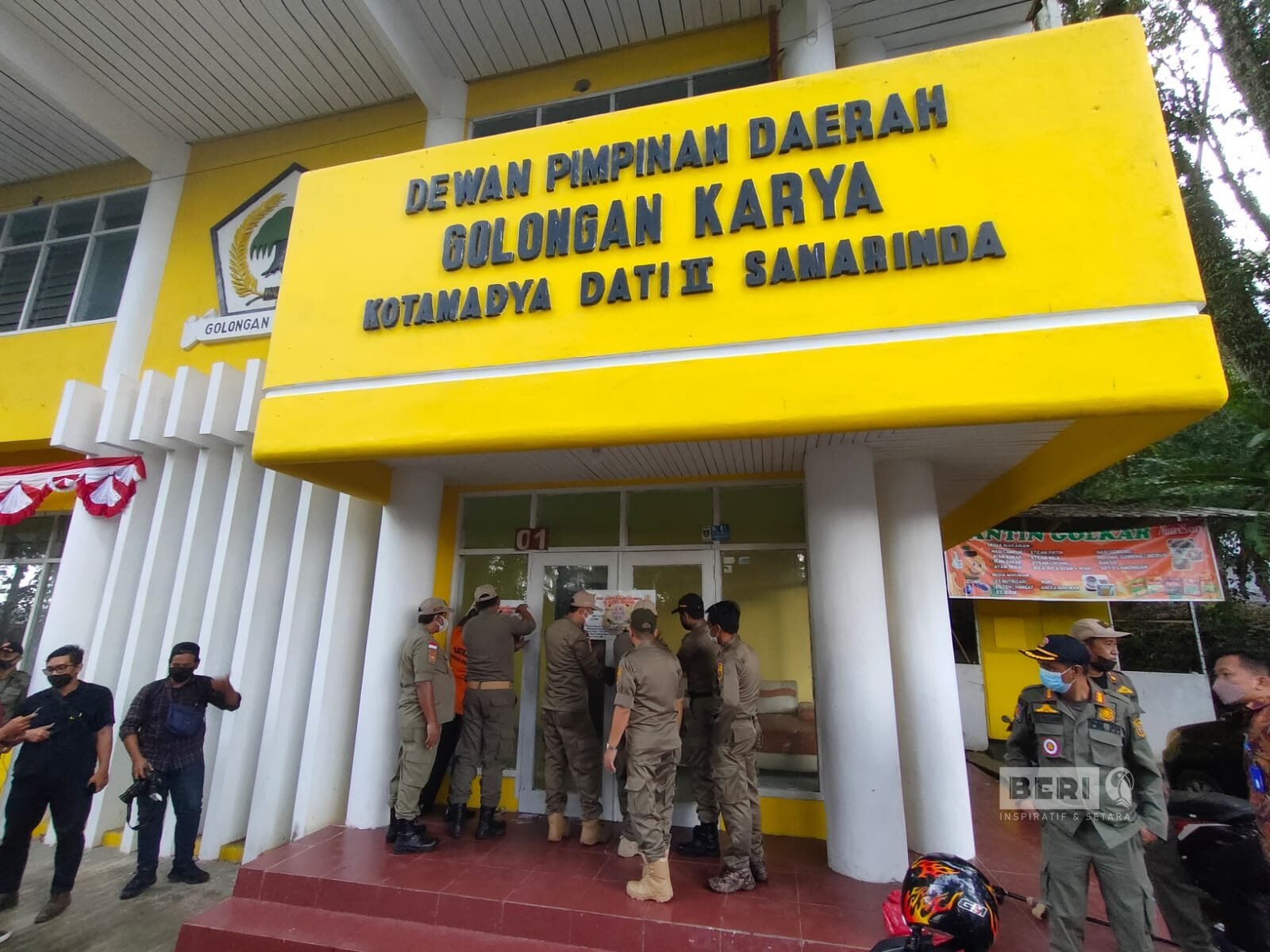 Sekretariat Partai Golkar Samarinda di Jalan Dahlia