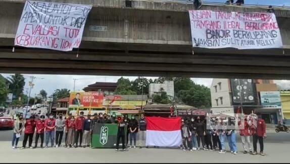 Demo Mahasiswa Samarinda Sambut Kedatangan Presiden Jokowi, Minta Hak Daerah Diprioritaskan