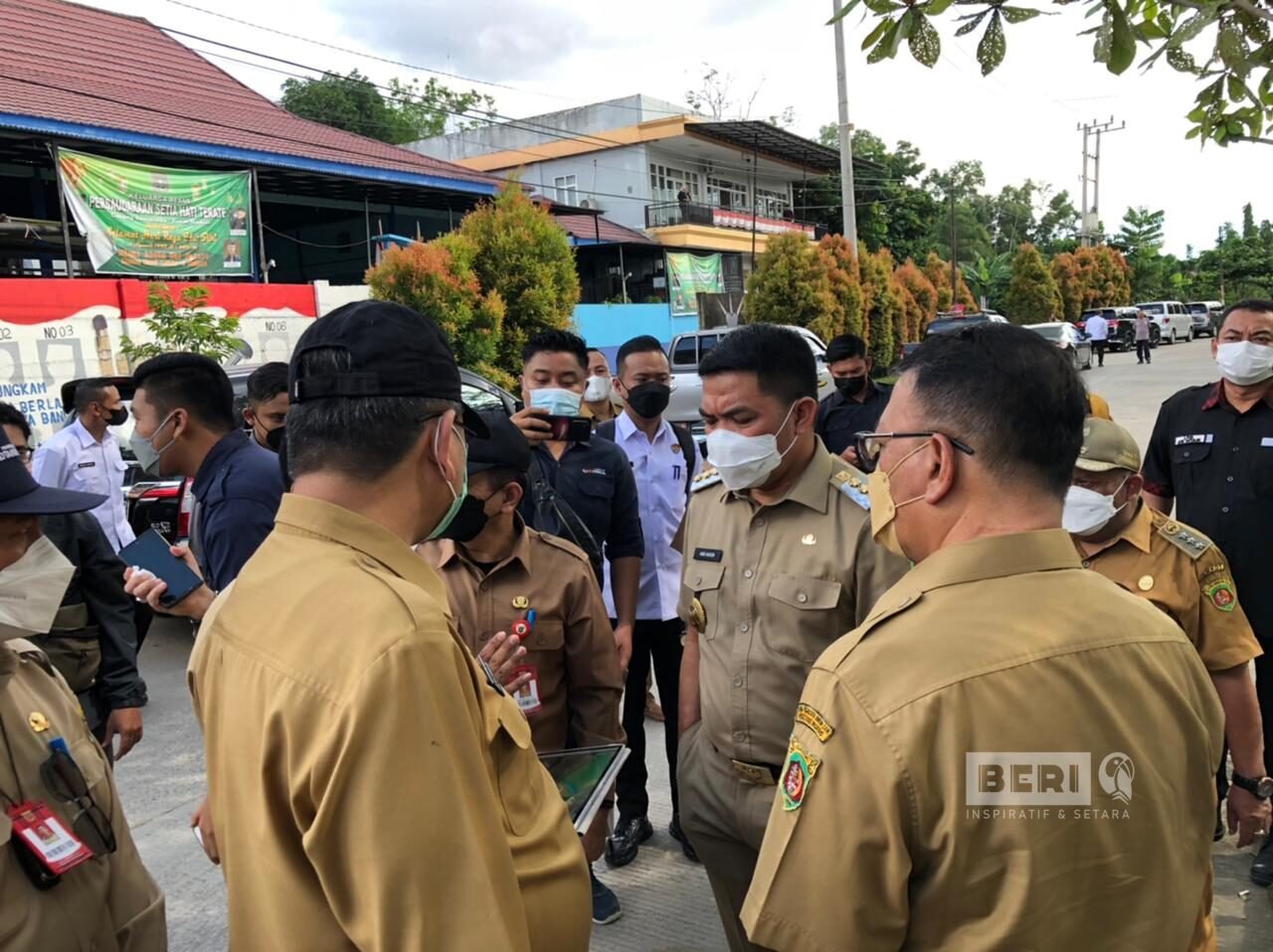 Suasana Saat Walikota Samarinda, Andi Harun Meninjau Folder Air Hitam. ©Dodi/beri.id