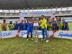 Team Sepak Bola Wanita Samarinda Juara 1 Pertiwi Cup Kaltim 2021