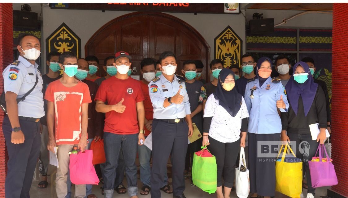 Asimilasi Covid 19 Di Perpanjang, Rutan Samarinda Bebaskan 19 Orang Warga Binaan. ©ist