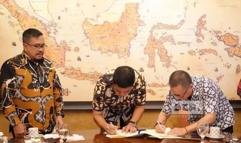 Walikota Samarinda, Andi Harun Teken Kerjasama Bidang Pendidikan Dengan dengan Sampoerna Foundation.