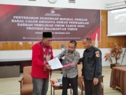 Serahkan Berkas Pendaftaran Calon DPD RI Ke KPU Kaltim, Emir Moeis Sudah Memenuhi Persyaratan