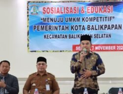 Hadiri Kegiatan Sosialisasi Bagi Pelaku UMKM di Kecamatan Balikpapan Selatan, Hamas: Penopang Ekonomi Masyarakat