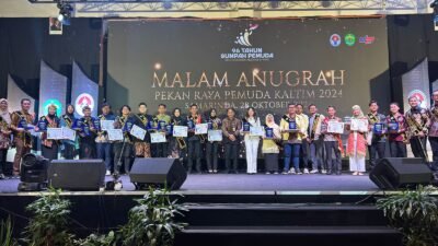 Gelar Malam Anugerah Pekan Raya Pemuda Kaltim, Sri Wartini: Patut Diapresiasi Mereka yang Berprestasi