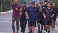 Momen Hasto Kristiyanto Pantau Tata Kota Samarinda Sambil Jogging 5 KM ke Citra Niaga