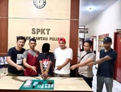 Polsek Rantau Pulung Gulung Pengedar Narkoba di Barak Perusahaan, 41,53 Gram Sabu Disita